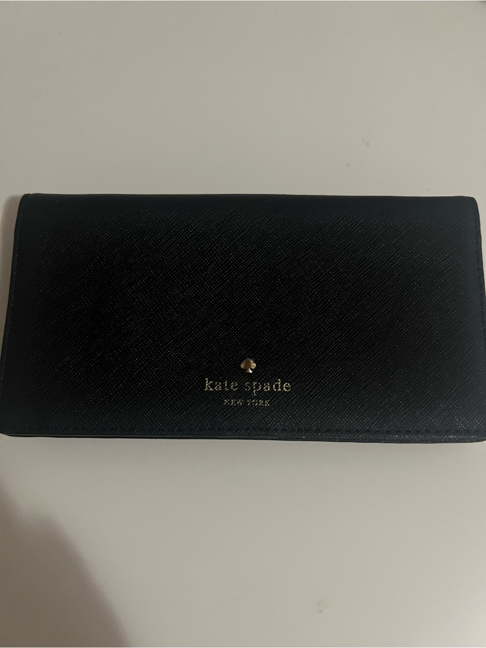kate spade New York Black Saffiano Wallet